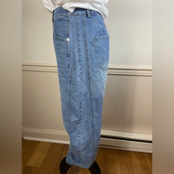 Barrel leg jeans. Free people inspired. - Picture 5 of 6